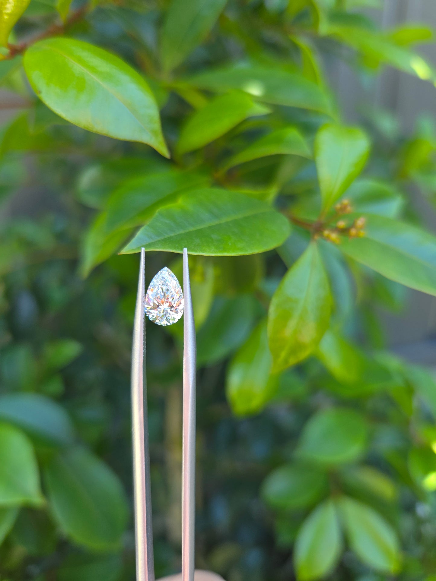 1.01ct Pear Cut LG Diamond