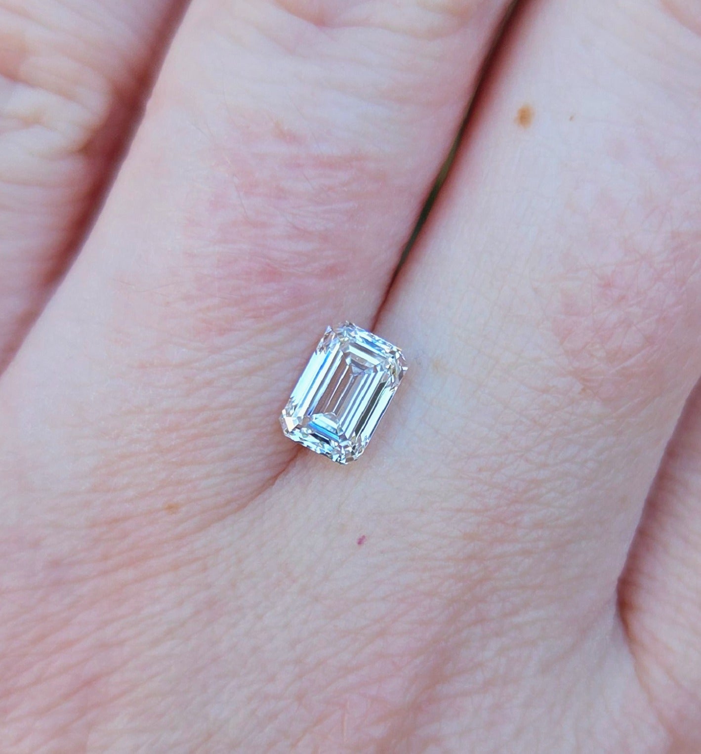 1.01ct Emerald Cut LG Diamond