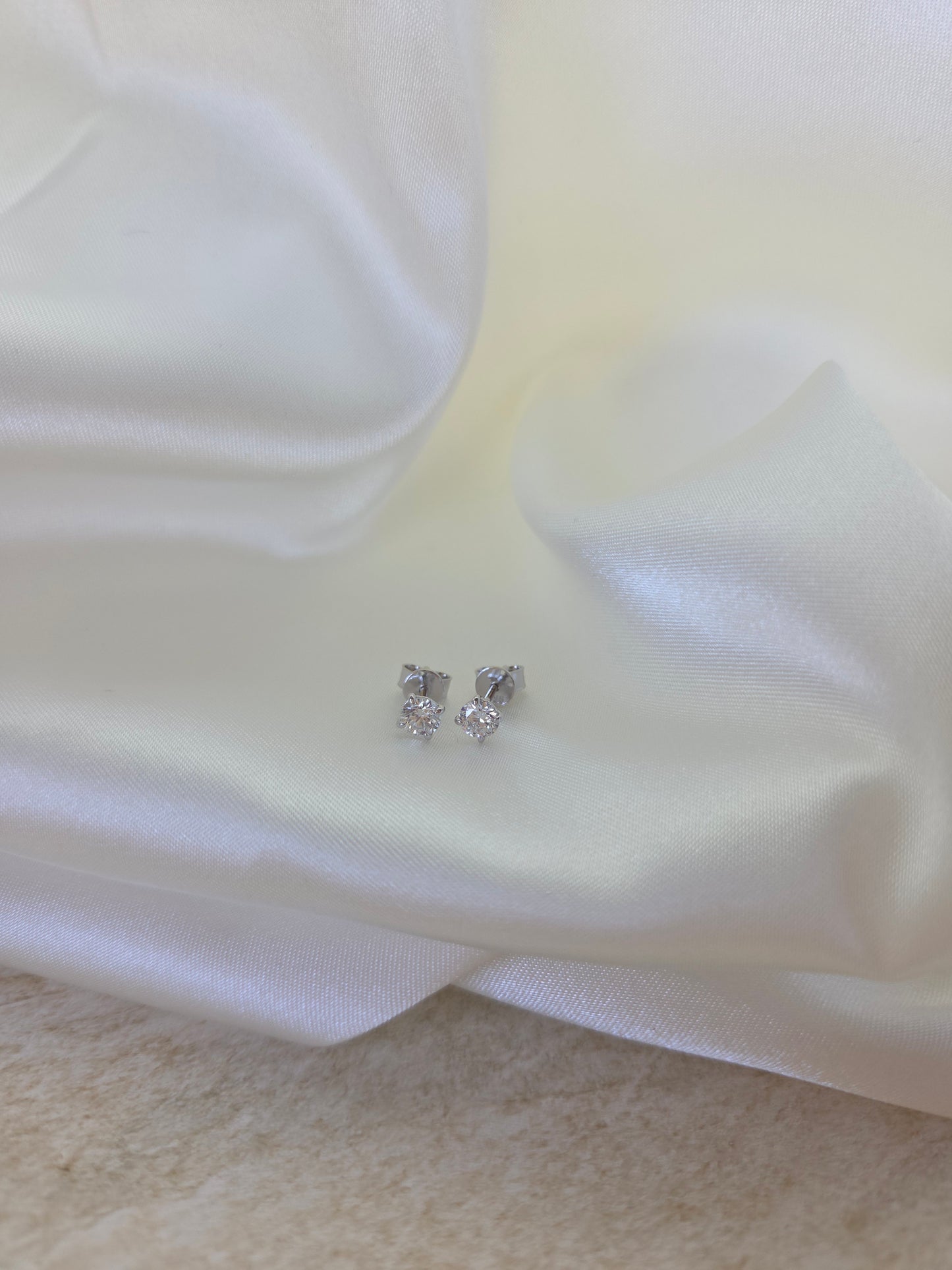 0.50cttw 925 Diamond Studs